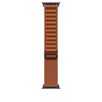 Apyrankė Apple Watch 49mm Terra Cotta Alpine Loop - Small - Black Titanium Finish