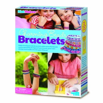 4M KidzMaker Kūrybinis rinkinys „Karoliukų apyrankės“