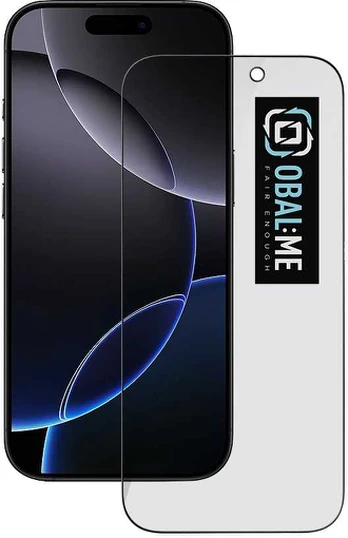 OBAL:ME Privacy 5D Glass Screen Protector for Apple iPhone 17 17 Pro Juodas