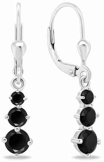 Brilio Silver Matching sidabrinis earrings with zircons EA656WBC