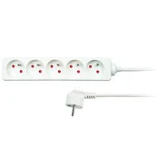 Solight ilgintuvas 5 lizdai 1,5 m baltas