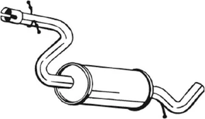 Vidurinis duslintuvas BOSAL 233-609