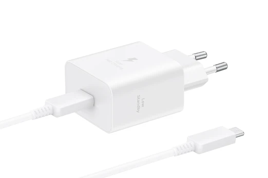 Samsung T4511 PD 45W wall charger with USB-C USB-C 5A battery baltas