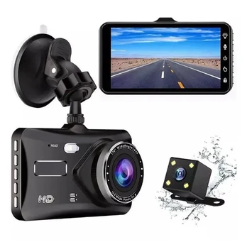RoGer 2in1 DVR3 Car video recorder and rear view camera / Full HD / 170' / G-Sensor / LCD 4''