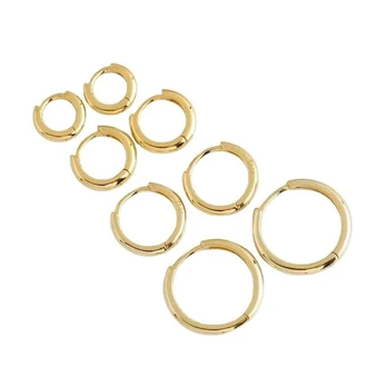 Sidabriniai auskarai Bold Gold