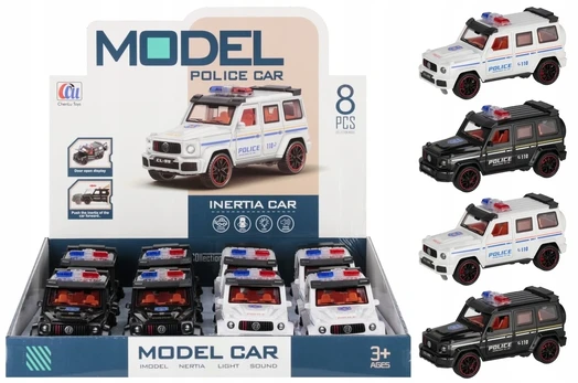 Mega Creative Auto Policija DZ/SW P/B 16CM MIX2 MC DISP 8/96 (9903)
