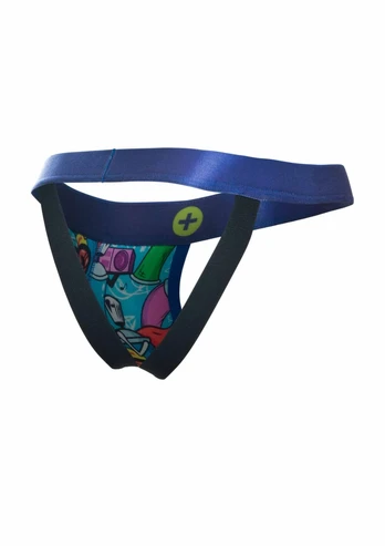 MaleBasics Hipster Jockstrap - Modern Low-Cut Support, Black, M