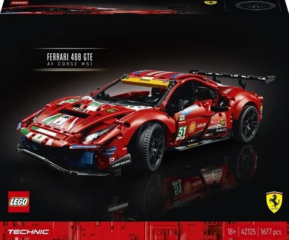 LEGO Technic 42125 Ferrari 488 GTE AF Corse #51