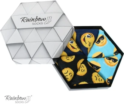 Kojinės Emoticons Smiley Sadness Brainy 3 poros