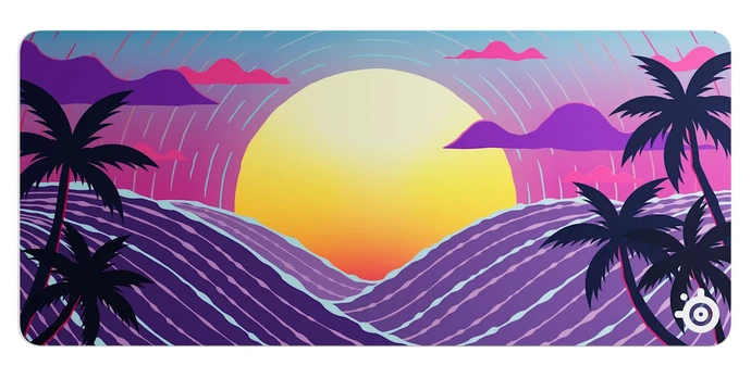 Kilimėlis SteelSeries QcK XX Neon Sunset EU