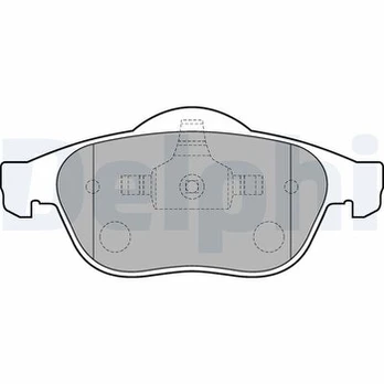 DELPHI LP1708 Brake pad set