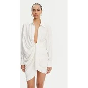 JACQUEMUS Kokteilinė suknelė 213DR009-1020 Balta Regular Fit