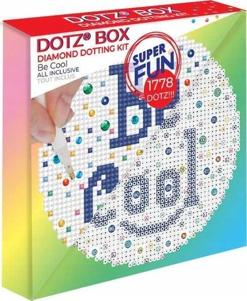 DIAMOND DOTZ DIAMOND DOTZ DOTZ DĖŽĖ BŪKITE COOL