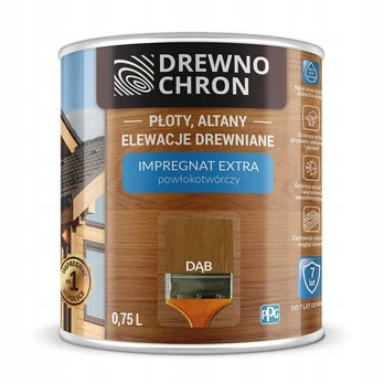 Drewnochron, impregnantas "formuojantis plėvelę" | 0,75 ltr ąžuolas