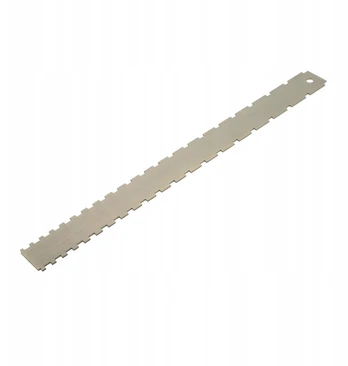 Guitar Notched Straight Edge 2 skalės bronzinė gitara
