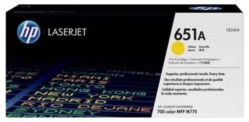 Hewlett Packard (HP) HP 651A -laservärikasetti, keltainen kaina