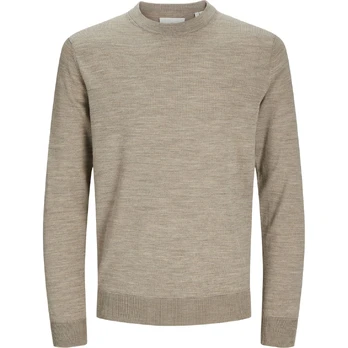 Megztinis vyrams, Smėlio, Merino knit crew neck