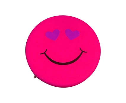 Pufas Wood Garden Smiley Seat Hearts Premium, rožinis