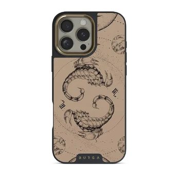Scorpio - iPhone 16 Pro Case, Elite Dark (MagSafe) / Gold / Beige