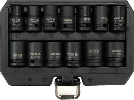 YATO NASADKI UDAROWE 13cz. 1/2" 10-24mm