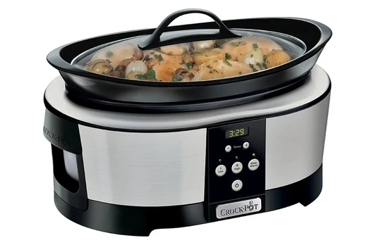Crock-Pot SCCPBPP605-050 5.7-litre slow cooker (chrome)