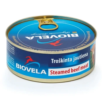 Troškinta jautiena BIOVELA, 240 g