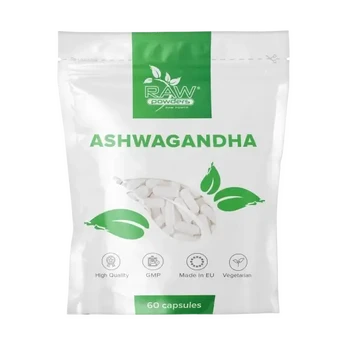 RAW POWDERS Ashwagandha - 60 kaps.