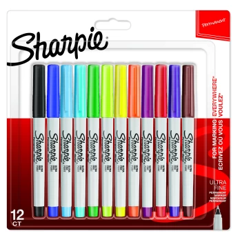 Sharpie - Permanent Markers - Ultra Fine Point (2065408)