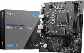 MSI PRO H610M-E s1700 DDR4 HDMI M.2 mATX