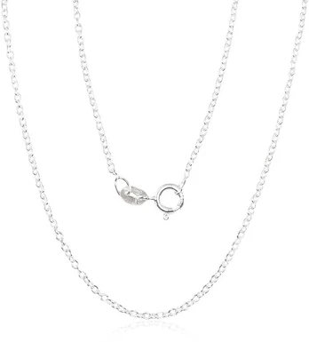 Sidabrinė grandinėlė Anchor round 1,1 mm - 2.4 g. - 47 - 1,1 mm.