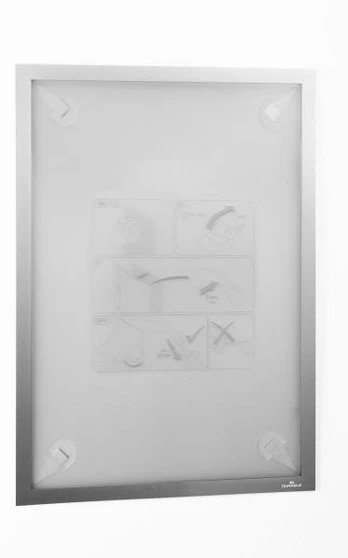 Durable DURABLE DURAFRAME WALLPAPER A4 Inforahmen sidabrinis