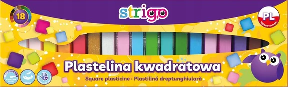 Strigo plastilinas, 18 spalvų, vaikams