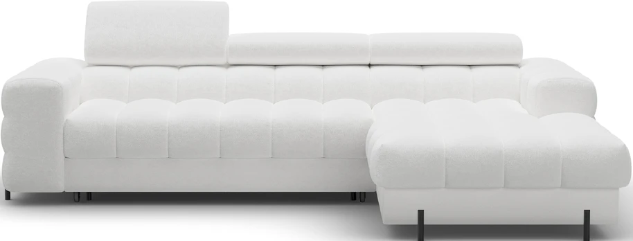Kampinė sofa Felro, Balta