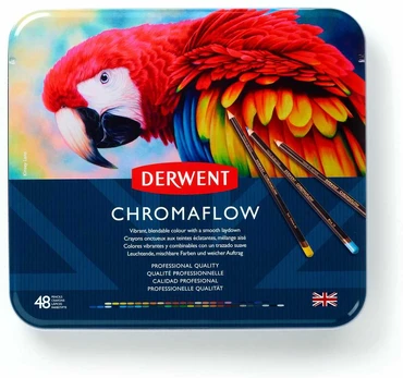 Derwent Chromaflow -värikynälajitelma, 48-osainen