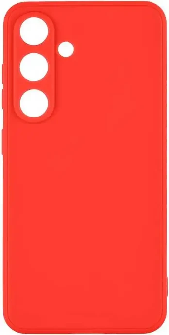 Dėklas OBAL:ME Matte TPU Cover for Samsung Galaxy S25 Raudona