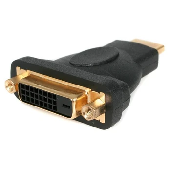 "StarTech.com" HDMI-D DVI-D vaizdo kabelio adapteris - M/F, HDMI, DVI-D, juodas