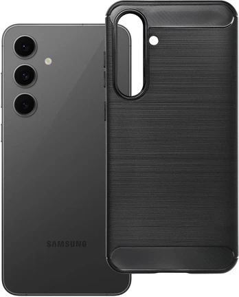Oem Dėklas na Samsung S24 FE Carbon 2.0 juoda