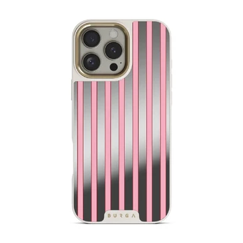 Strawberry Jam - iPhone 16 Pro Case, Elite Mirror Light (MagSafe) / Gold