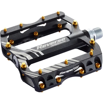 Reverse Components Escape Pro pedalai | Black - Gold