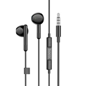 Casti Audio Stereo Jack cu Microfon, 1.2m - Hoco (M93) - Black kaina