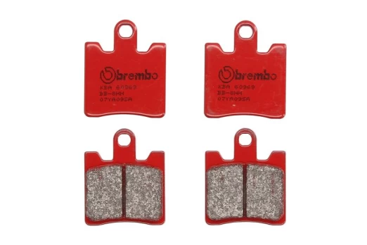 Brake pads 07YA09SA BREMBO sinter, intended use: route fits: TRIUMPH
