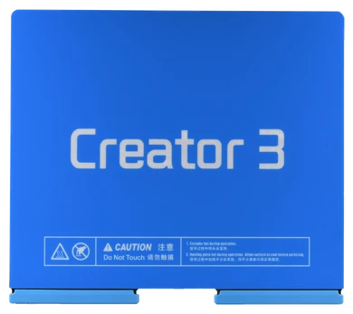 Flashforge Creator 3 Pro spyruoklinio plieno plokštės komplektas
