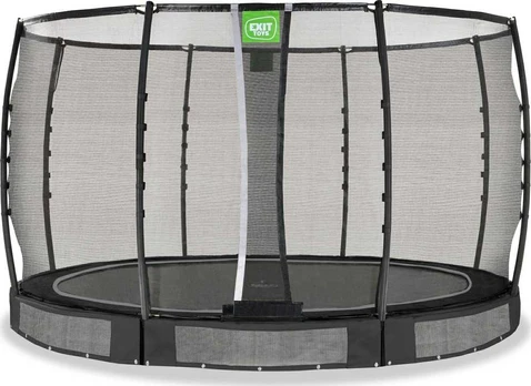 EXIT Allure Premium ground trampoline ø366cm - juodas