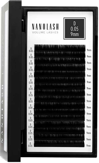 Nanolash VOLUME LASHES false eyelashes 0.05 D #9 mm 1 u