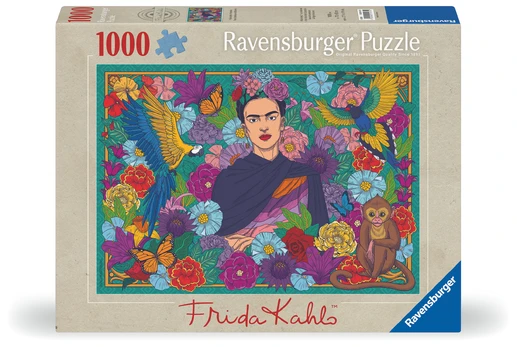 Ravensburger - Frida Kahlo’s Paradise: Parrot, Monkey and Blooms (12001475)