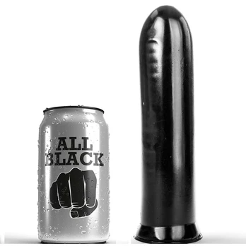 Analinis dildo ALL BLACK 19 cm