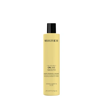 SELECTIVE ON CARE SMOOTH Plauko kutikulę lyginantis šampūnas, 275ml