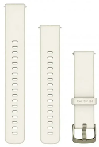 Garmin watch strap Quick Release 18mm Silicone, bone