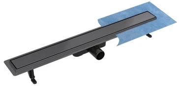 Dušo latakas Besco Virgo Grafit Duo, 70 cm kaina