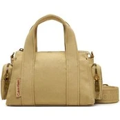 Calvin Klein Rankinė Webbing Strap Canvas Pocket Bag LV04F3464G Smėlio
